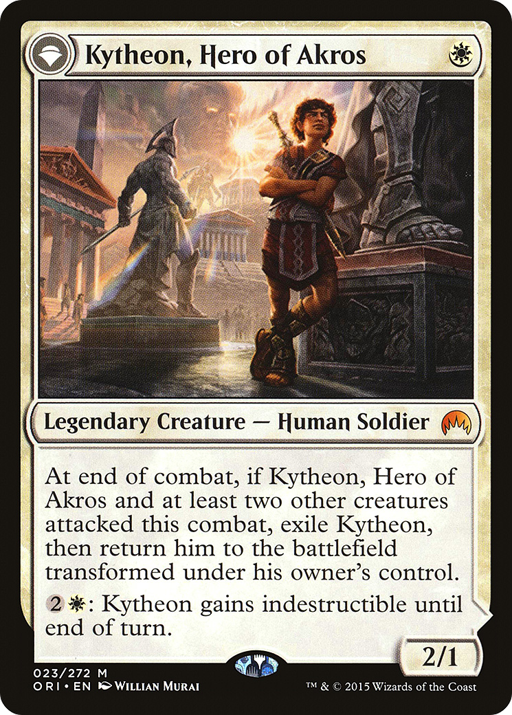 {R} Kytheon, Hero of Akros // Gideon, Battle-Forged [Magic Origins][ORI 023] - Misty Mountain Games