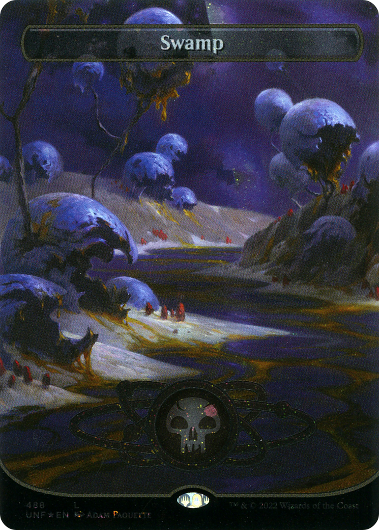 {B}[UNF 237] Swamp (Planetary Space-ic Land) (Galaxy Foil) (237) [Unfinity]