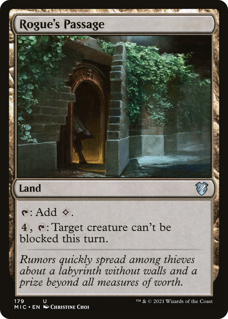 {C} Rogue's Passage [Innistrad: Midnight Hunt Commander][MIC 179]