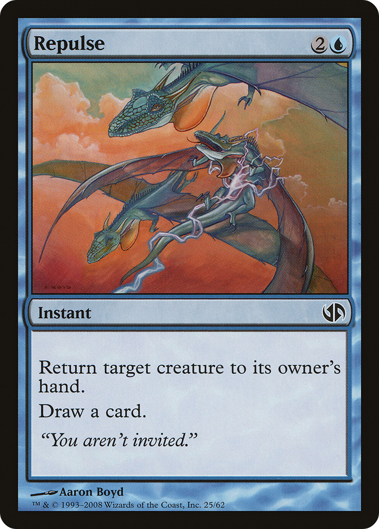 {C} Repulse [Duel Decks: Jace vs. Chandra][DDB 025]