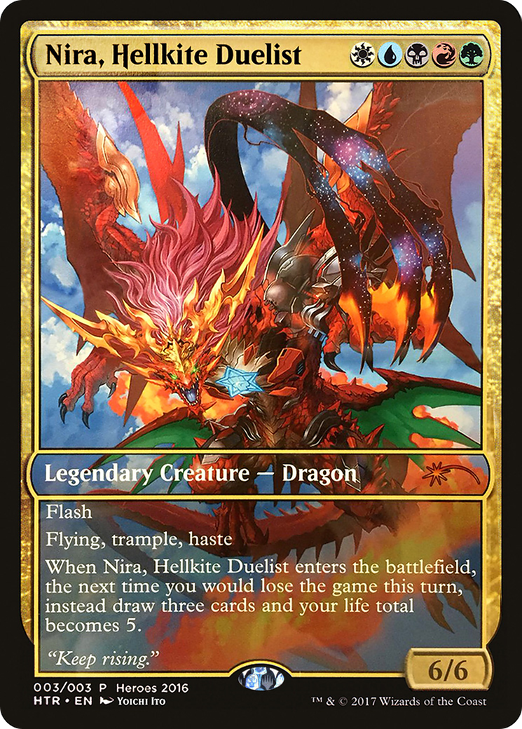 {R} Nira, Hellkite Duelist [Heroes of the Realm][PA H16 003]