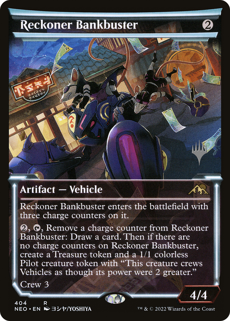 {R} Reckoner Bankbuster (Showcase) [The Brothers' War Promos][PP NEO 404]