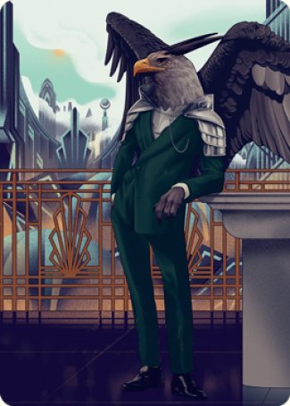 {A} Falco Spara, Pactweaver 2 Art Card [Streets of New Capenna Art Series][ASNC 067]