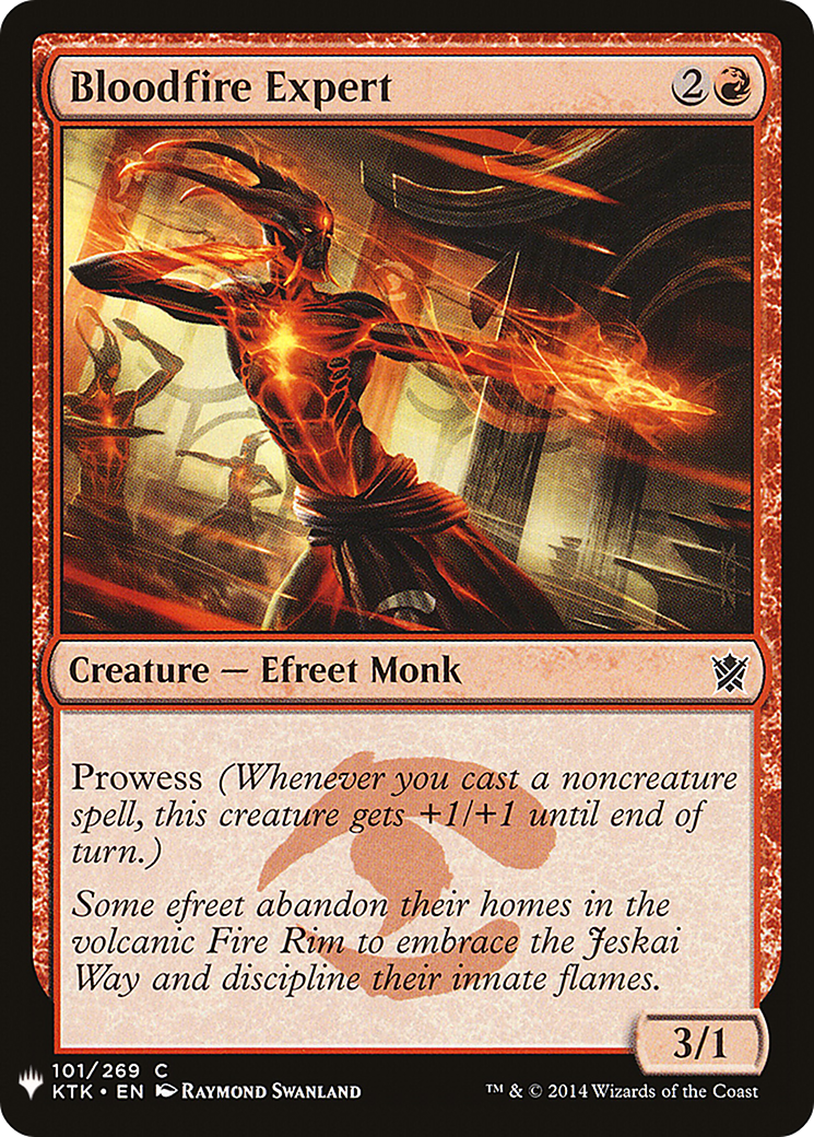 {C} Bloodfire Expert [Mystery Booster][LS KTK 101]