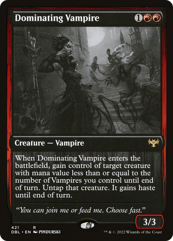 {R} Dominating Vampire [Innistrad: Double Feature][DBL 421]