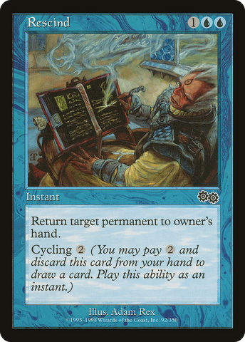 {C} Rescind [Urza's Saga][USG 092]