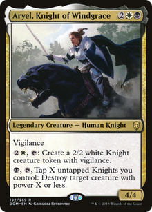 {R} Aryel, Knight of Windgrace [Dominaria][DOM 192] - Misty Mountain Games