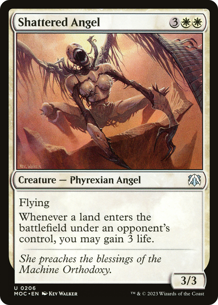 {C} Shattered Angel [March of the Machine Commander][MOC 206]