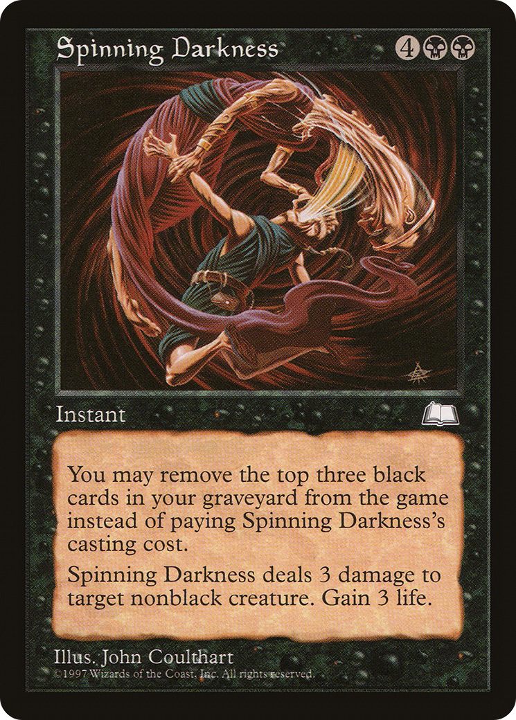 {C} Spinning Darkness [Weatherlight][WTH 081]