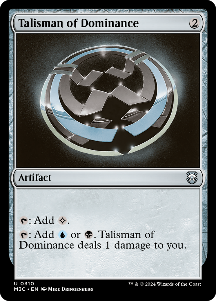 {C} Talisman of Dominance [Modern Horizons 3 Commander][M3C 310]