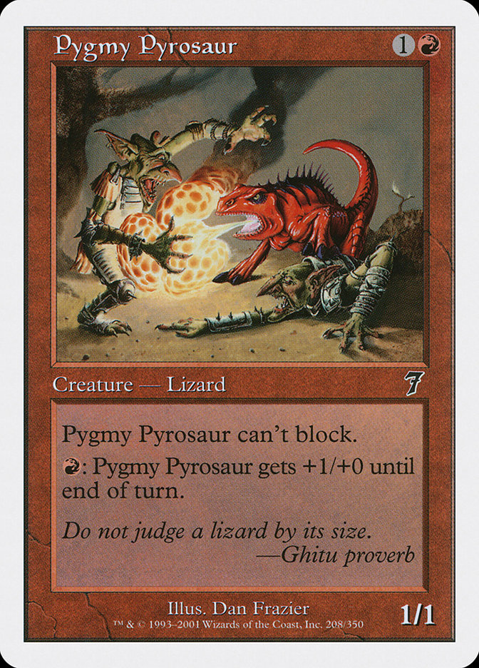 {C} Pygmy Pyrosaur [Seventh Edition][7ED 208]