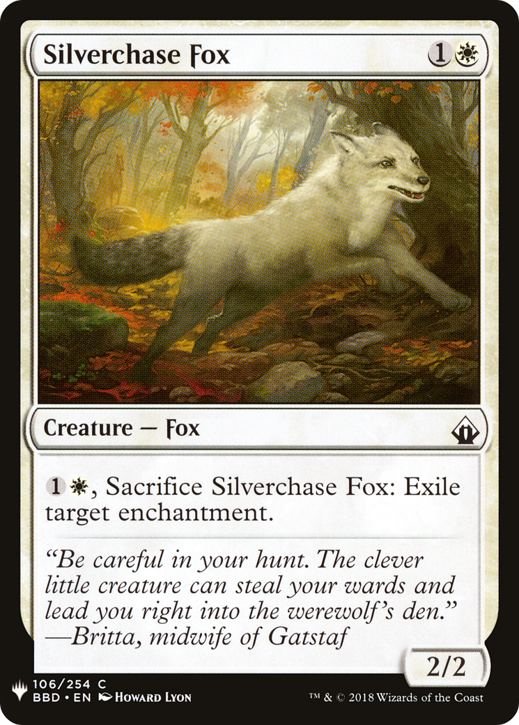 {C} Silverchase Fox [Mystery Booster][LS BBD 106]