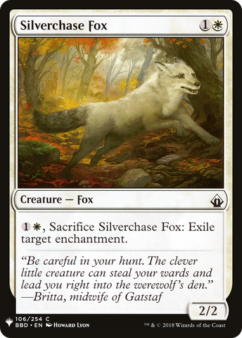 {C} Silverchase Fox [Mystery Booster][LS BBD 106]