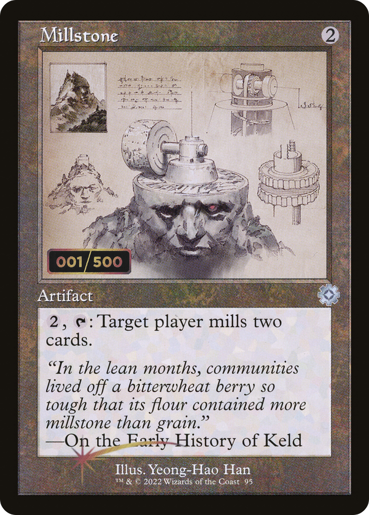 {C} Millstone (Schematic) (Serial Numbered) [The Brothers' War Retro Artifacts][BRR 095]