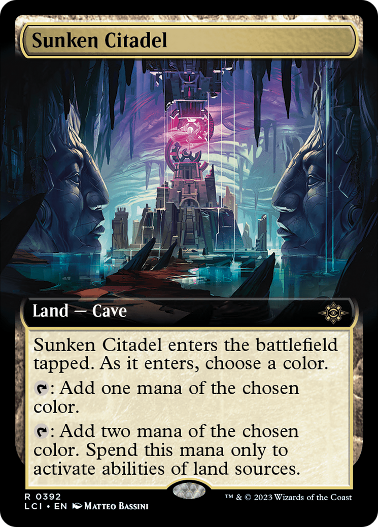 {@R} Sunken Citadel (Extended Art) [The Lost Caverns of Ixalan][LCI 392]