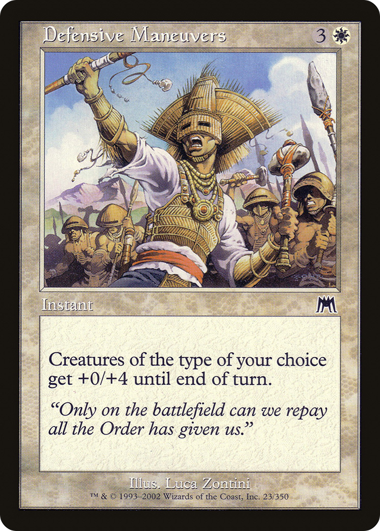 {C} Defensive Maneuvers [Onslaught][ONS 023]