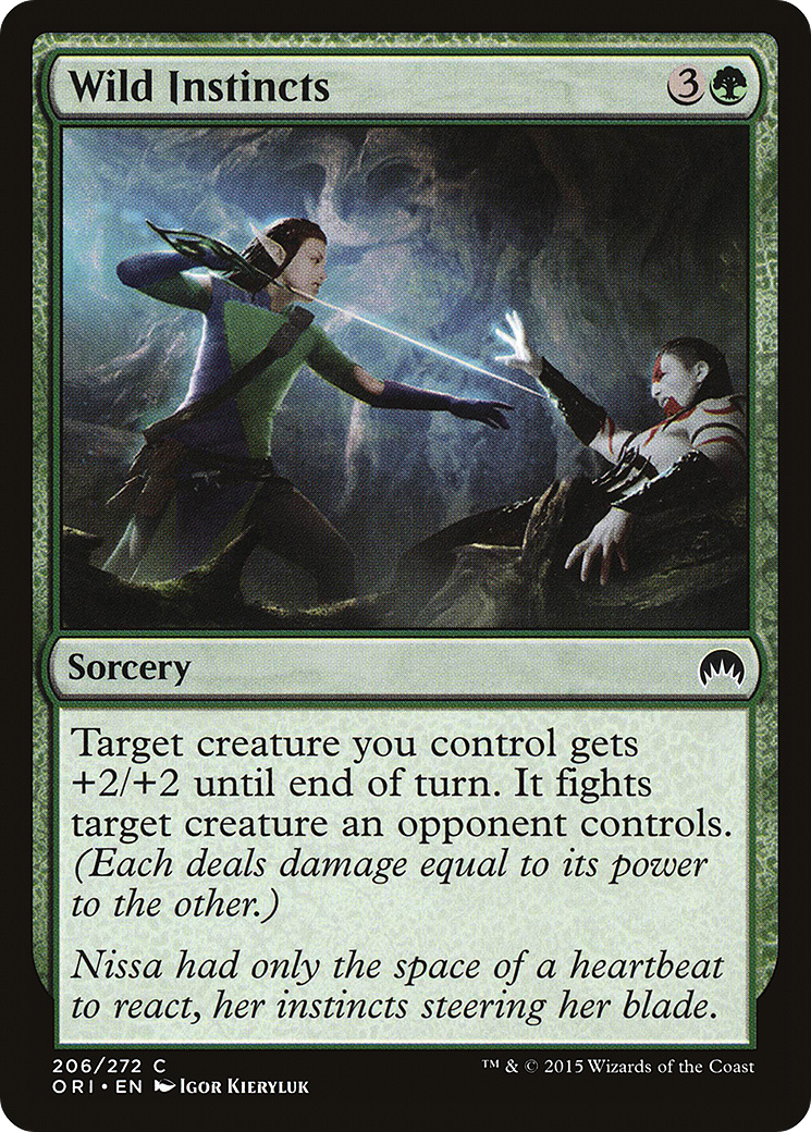 {C} Wild Instincts [Magic Origins][ORI 206]