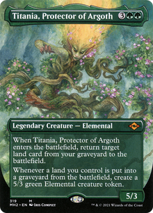 {R} Titania, Protector of Argoth (Borderless Alternate Art) [Modern Horizons 2][MH2 319]
