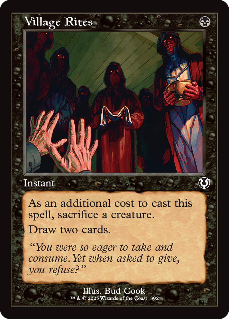 {C} Village Rites (Retro Frame) [Innistrad Remastered][INR 392]