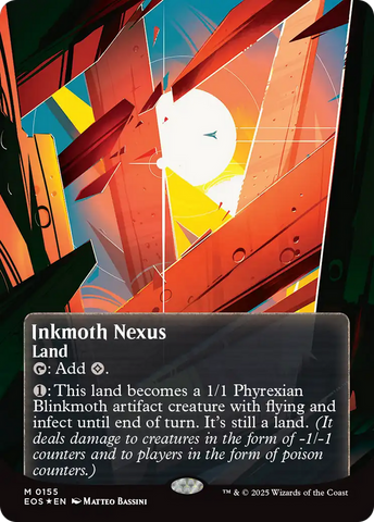 {@@ EOC R} Inkmoth Nexus (0155) (Poster) (Galaxy Foil) [Edge of Eternities: Stellar Sights][EOS 155]