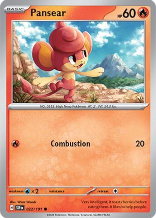 [PKM] Pansear (022/191) [Scarlet & Violet: Surging Sparks]