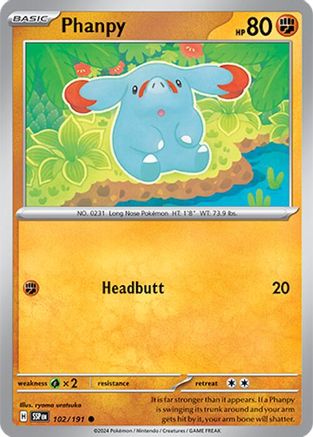 [PKM] Phanpy (102/191) [Scarlet & Violet: Surging Sparks]