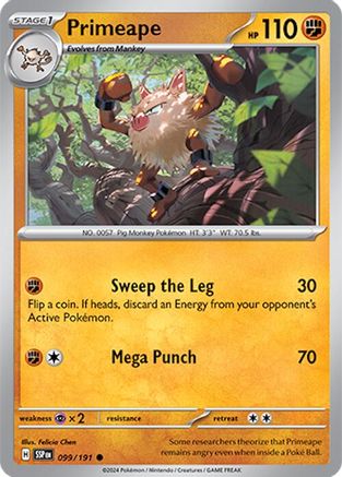 [PKM] Primeape (099/191) [Scarlet & Violet: Surging Sparks]