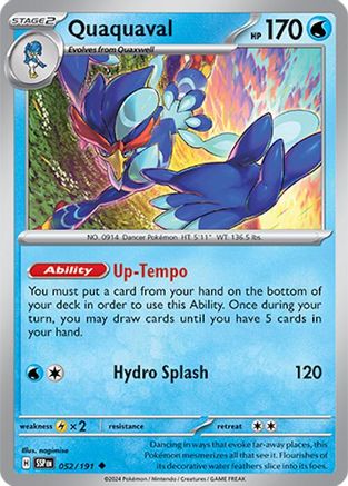 [PKM] Quaquaval (052/191) [Scarlet & Violet: Surging Sparks]