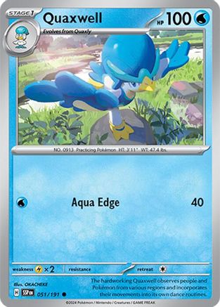 [PKM] Quaxwell (051/191) [Scarlet & Violet: Surging Sparks]