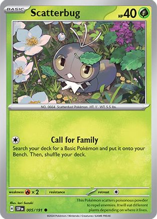 [PKM] Scatterbug (005/191) [Scarlet & Violet: Surging Sparks]