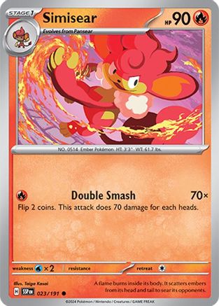 [PKM] Simisear (023/191) [Scarlet & Violet: Surging Sparks]