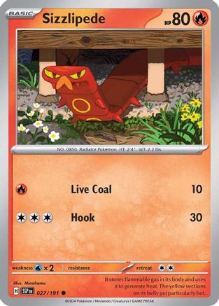 [PKM] Sizzlipede (027/191) [Scarlet & Violet: Surging Sparks]