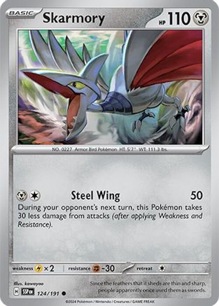 [PKM] Skarmory (124/191) [Scarlet & Violet: Surging Sparks]