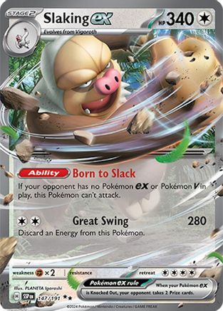 [PKM] Slaking ex (147/191) [Scarlet & Violet: Surging Sparks]
