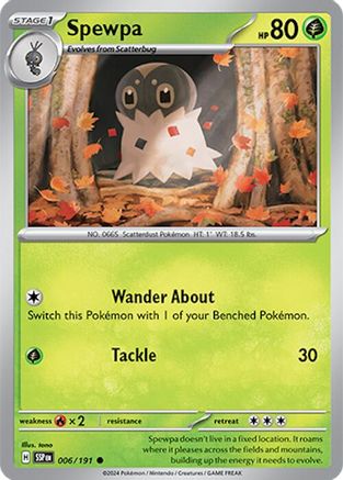 [PKM] Spewpa (006/191) [Scarlet & Violet: Surging Sparks]