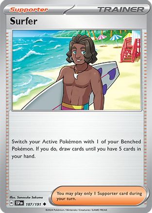 [PKM] Surfer (187/191) [Scarlet & Violet: Surging Sparks]