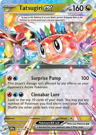 [PKM] Tatsugiri ex (142/191) [Scarlet & Violet: Surging Sparks]