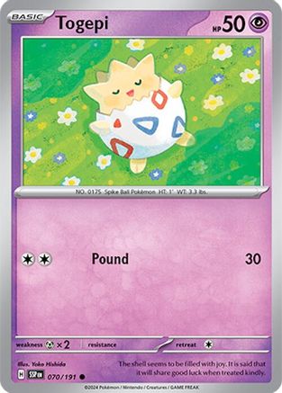 [PKM] Togepi (070/191) [Scarlet & Violet: Surging Sparks]