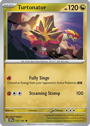 [PKM] Turtonator (137/191) [Scarlet & Violet: Surging Sparks]