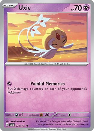 [PKM] Uxie (078/191) [Scarlet & Violet: Surging Sparks]