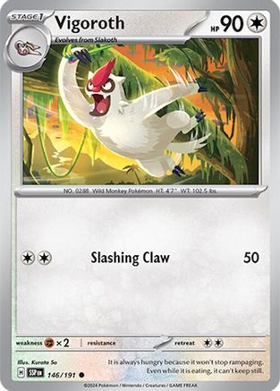 [PKM] Vigoroth (146/191) [Scarlet & Violet: Surging Sparks]