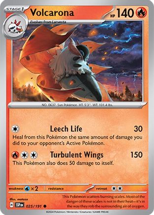 [PKM] Volcarona (025/191) [Scarlet & Violet: Surging Sparks]