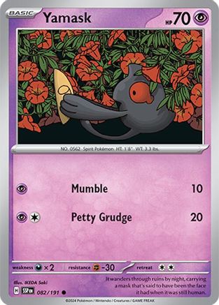 [PKM] Yamask (082/191) [Scarlet & Violet: Surging Sparks]