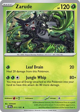 [PKM] Zarude (011/191) [Scarlet & Violet: Surging Sparks]