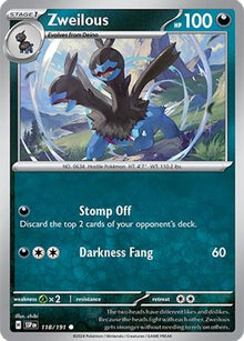 [PKM] Zweilous (118/191) [Scarlet & Violet: Surging Sparks]