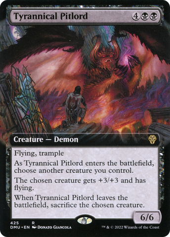 {R} Tyrannical Pitlord (Extended Art) [Dominaria United][DMU 425]