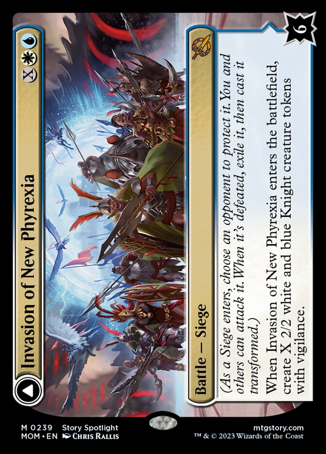 {@R} Invasion of New Phyrexia // Teferi Akosa of Zhalfir [March of the Machine][MOM 239]