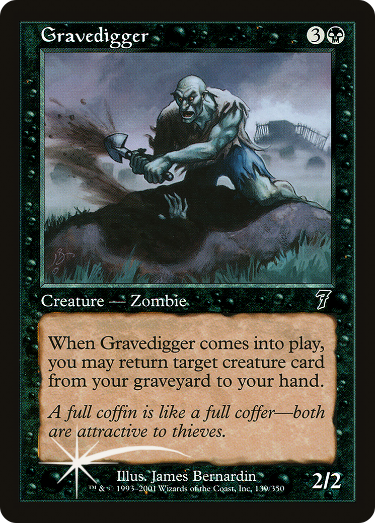 {C} Gravedigger [Seventh Edition][7ED 139]
