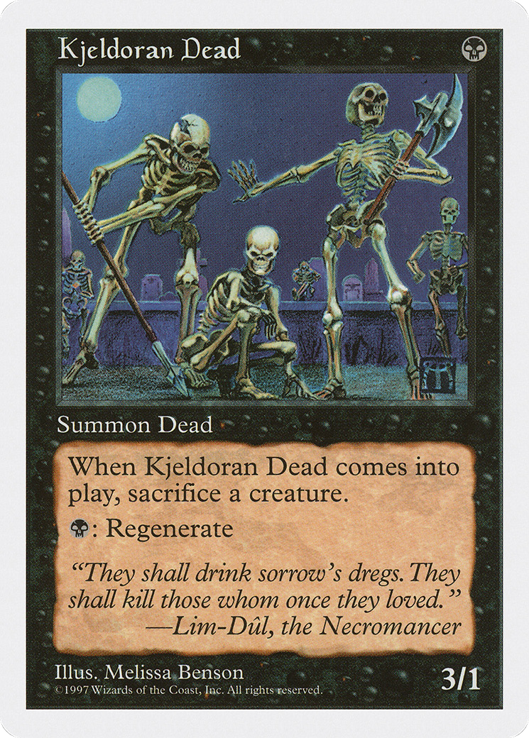 {C} Kjeldoran Dead [Fifth Edition][5ED 170]