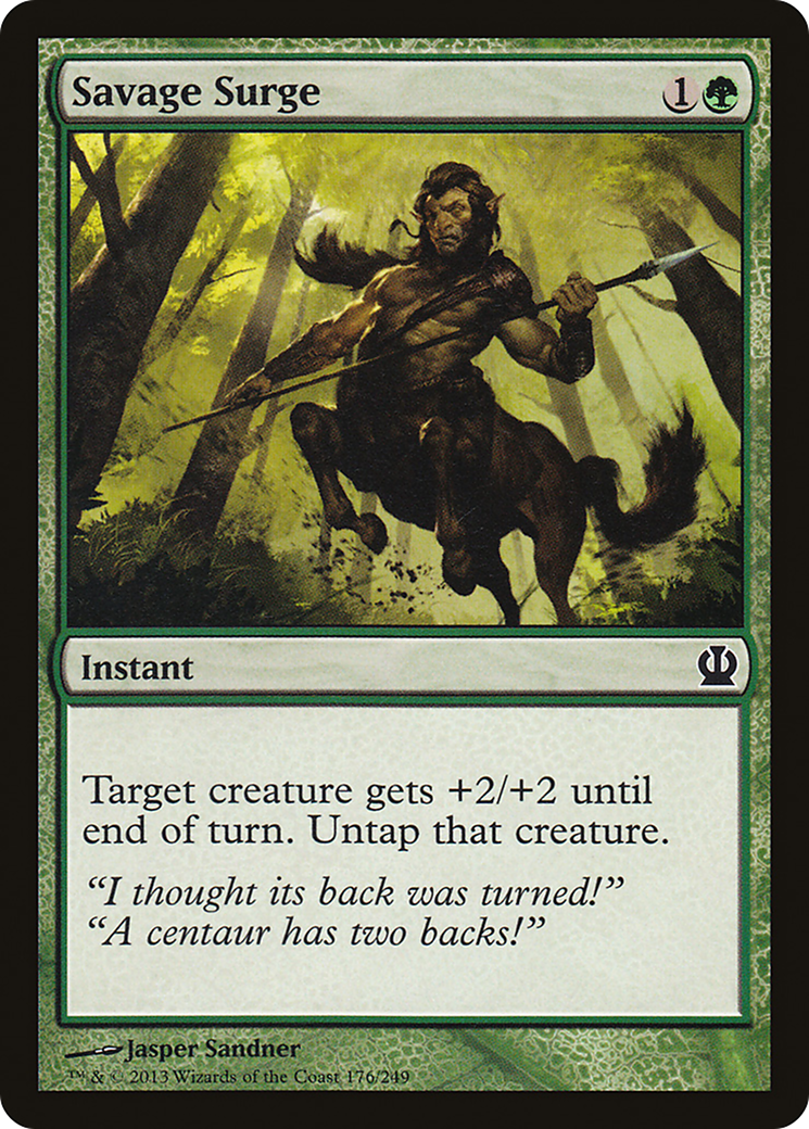 {C} Savage Surge [Theros][THS 176]